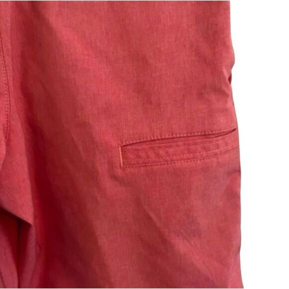 Big Kids 10 Nicklaus Golf Shorts Coral Orange Red Summer Pool Swim Beach Comfort - Picture 4 of 5